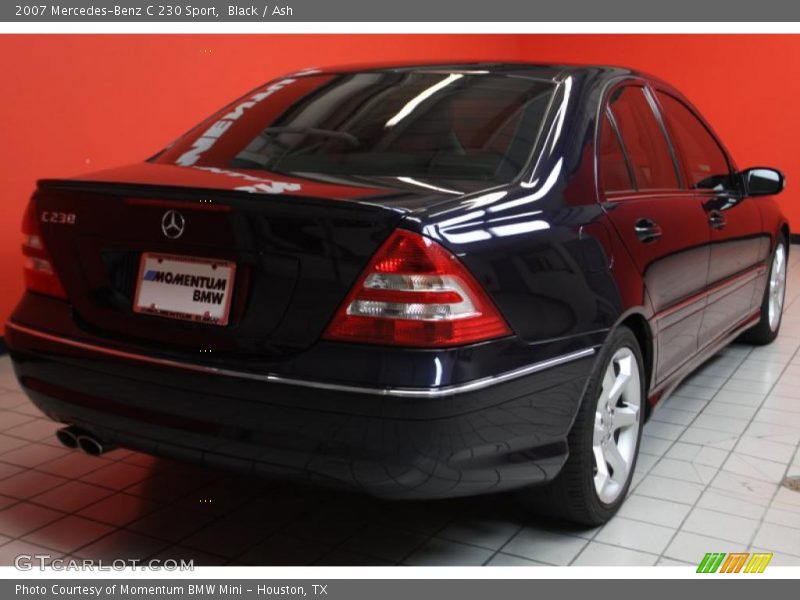 Black / Ash 2007 Mercedes-Benz C 230 Sport