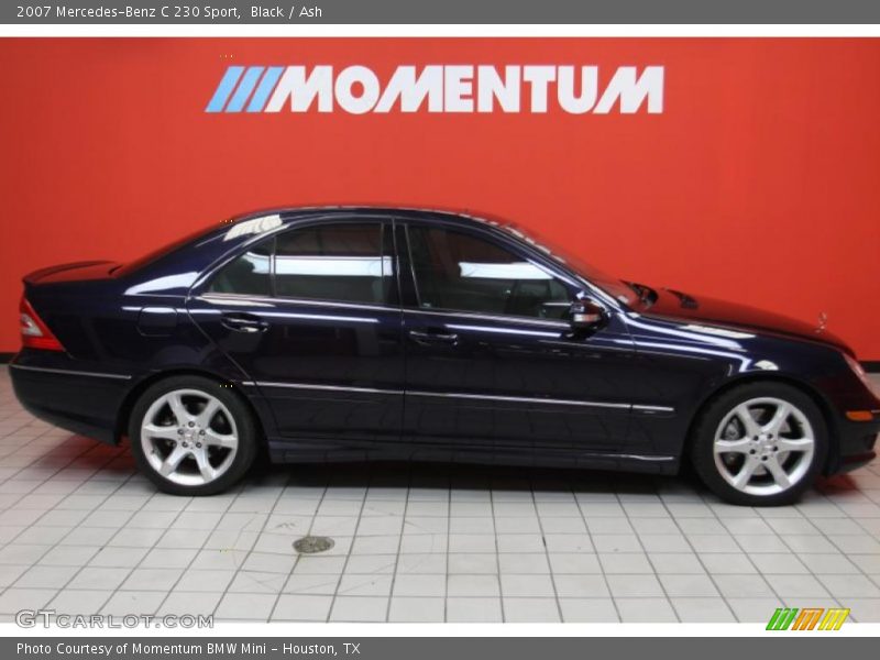 Black / Ash 2007 Mercedes-Benz C 230 Sport