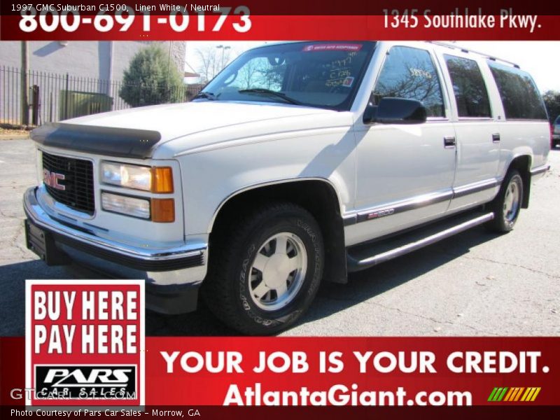 Linen White / Neutral 1997 GMC Suburban C1500