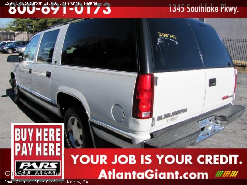 Linen White / Neutral 1997 GMC Suburban C1500