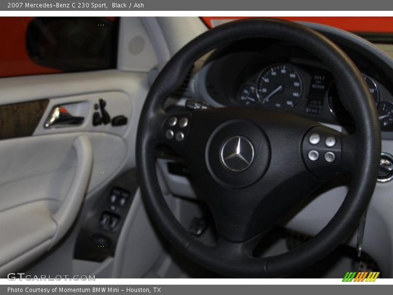 Black / Ash 2007 Mercedes-Benz C 230 Sport