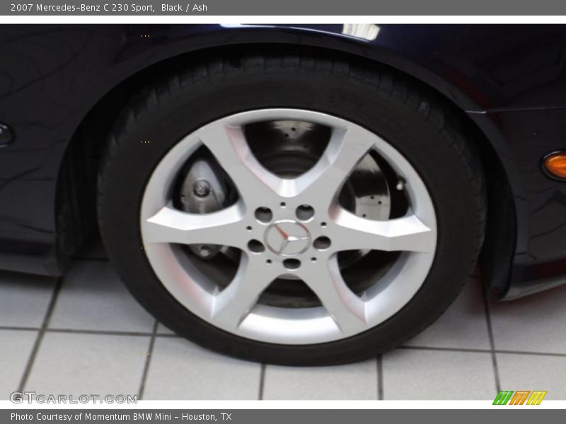 Black / Ash 2007 Mercedes-Benz C 230 Sport