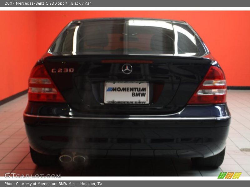 Black / Ash 2007 Mercedes-Benz C 230 Sport