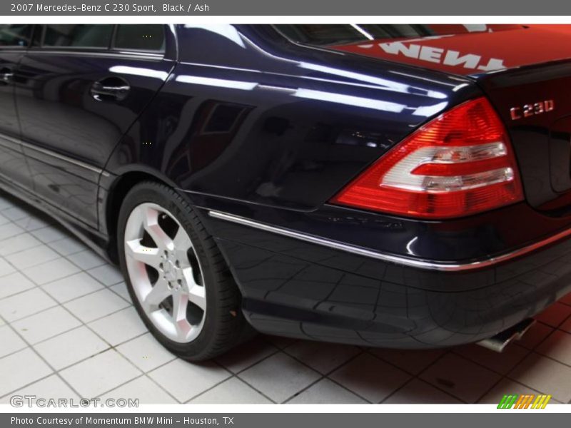 Black / Ash 2007 Mercedes-Benz C 230 Sport
