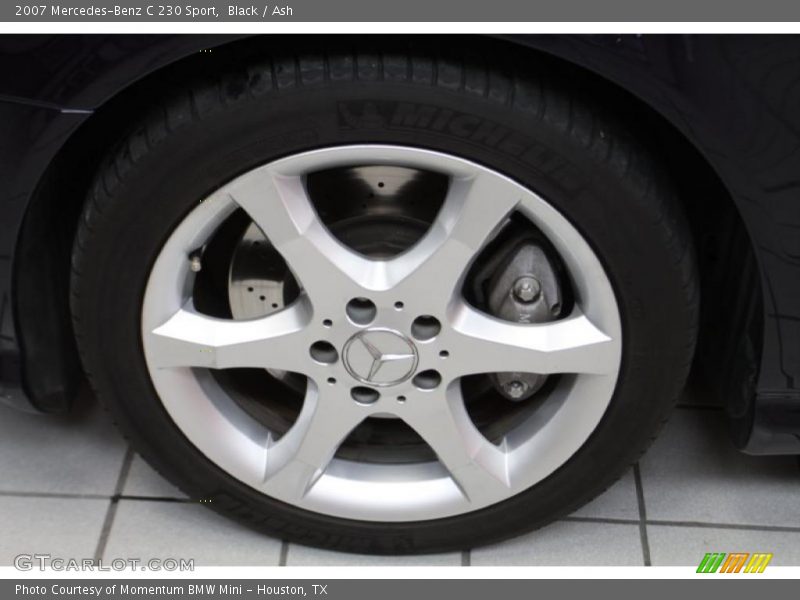 Black / Ash 2007 Mercedes-Benz C 230 Sport