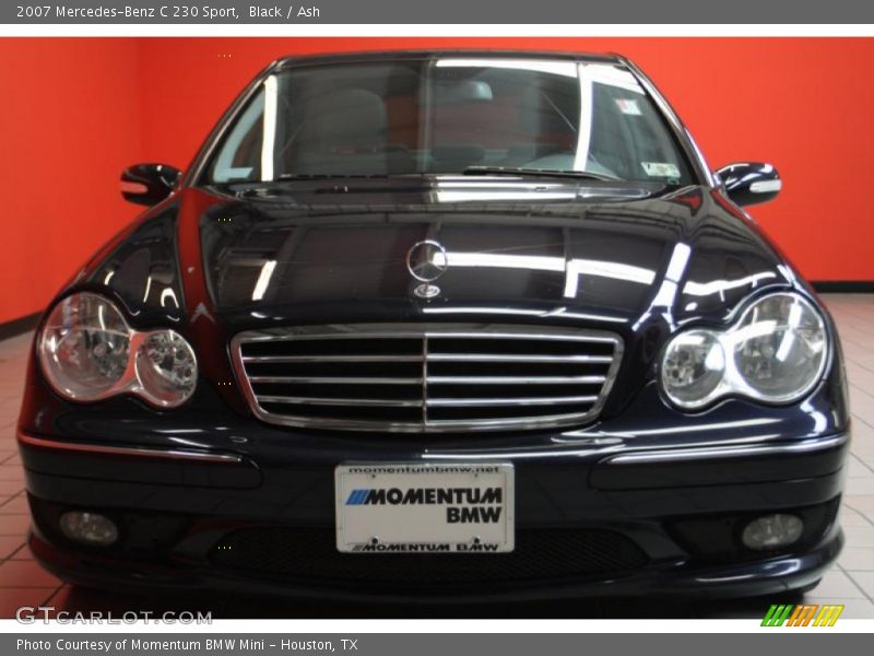 Black / Ash 2007 Mercedes-Benz C 230 Sport