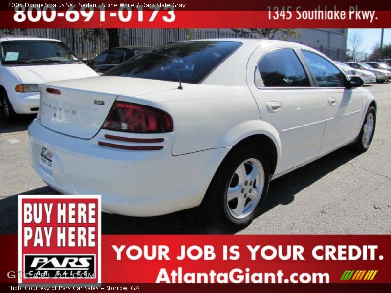 Stone White / Dark Slate Gray 2005 Dodge Stratus SXT Sedan