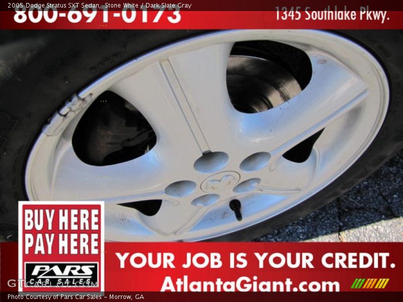 Stone White / Dark Slate Gray 2005 Dodge Stratus SXT Sedan