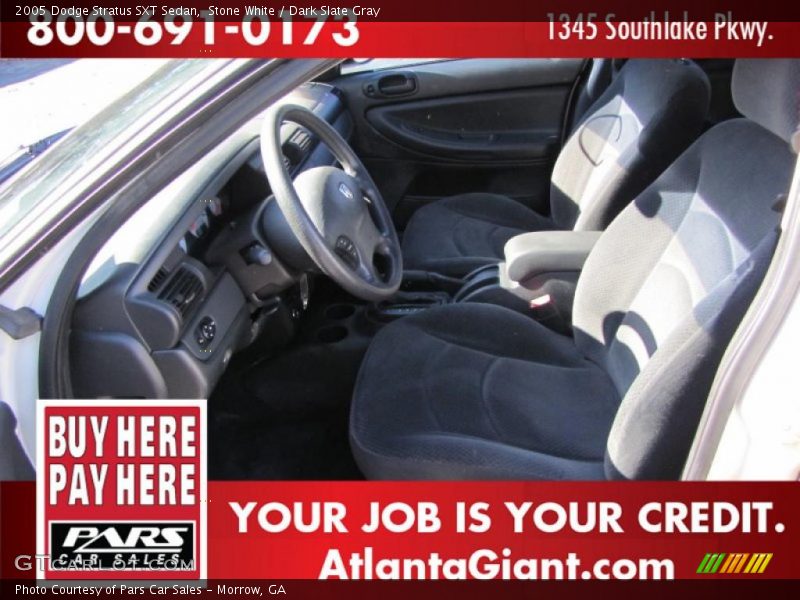 Stone White / Dark Slate Gray 2005 Dodge Stratus SXT Sedan