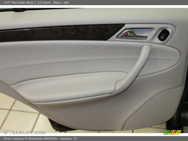Black / Ash 2007 Mercedes-Benz C 230 Sport