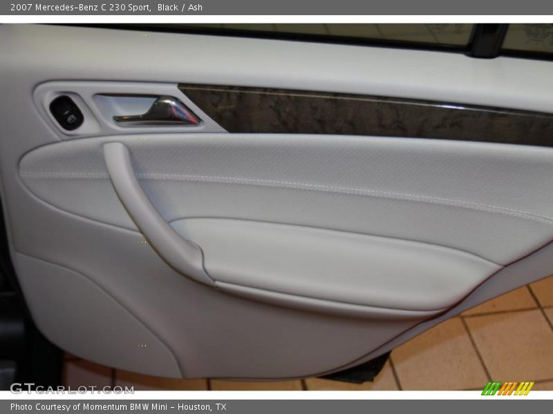 Black / Ash 2007 Mercedes-Benz C 230 Sport