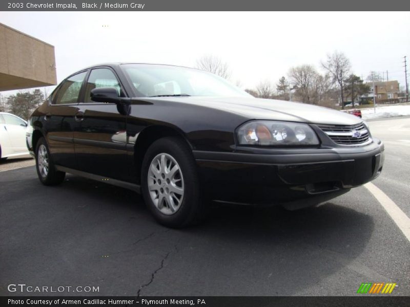 Black / Medium Gray 2003 Chevrolet Impala
