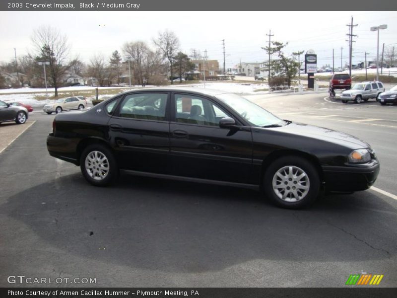 Black / Medium Gray 2003 Chevrolet Impala