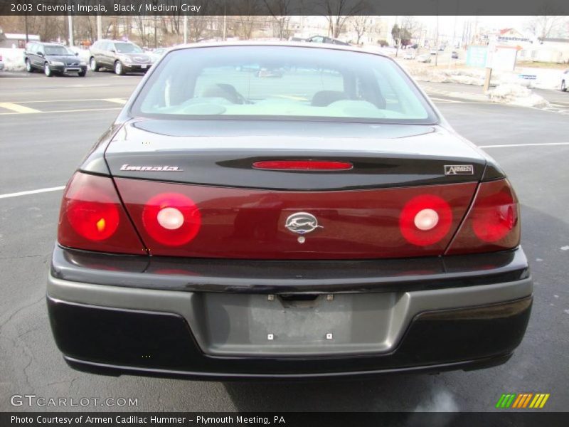 Black / Medium Gray 2003 Chevrolet Impala