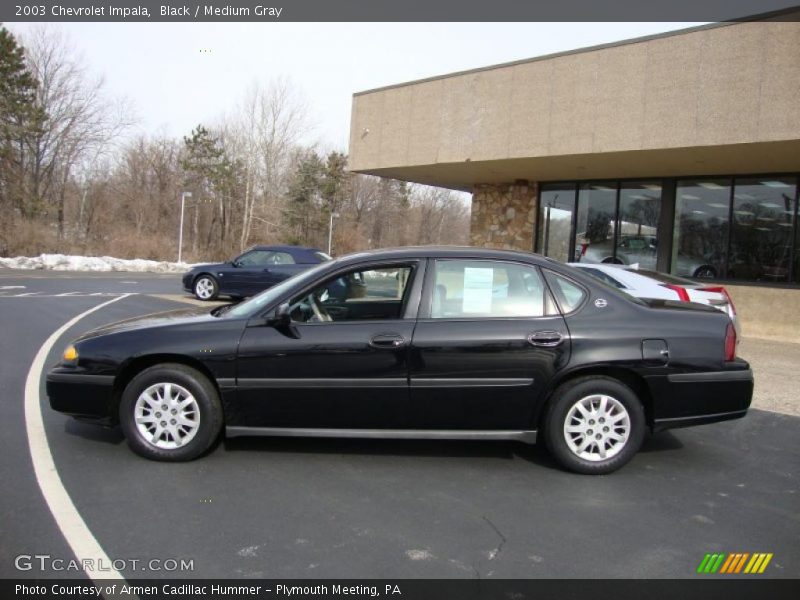 Black / Medium Gray 2003 Chevrolet Impala