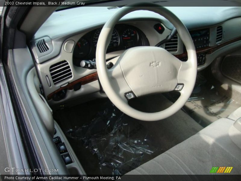 Black / Medium Gray 2003 Chevrolet Impala