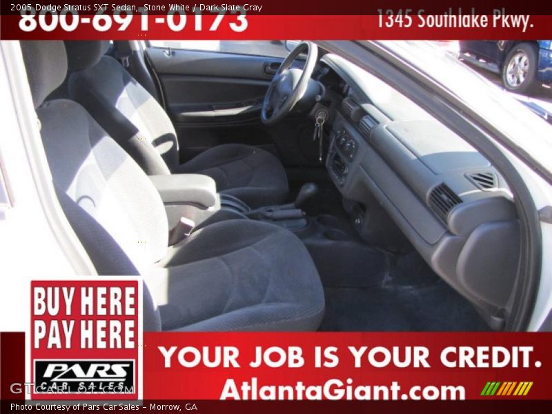Stone White / Dark Slate Gray 2005 Dodge Stratus SXT Sedan