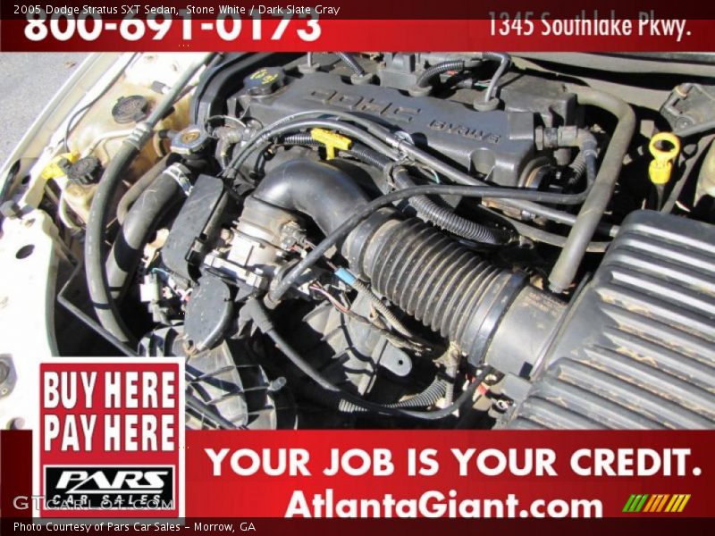 Stone White / Dark Slate Gray 2005 Dodge Stratus SXT Sedan