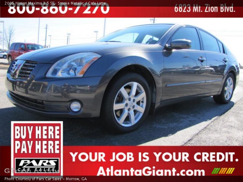 Smoke Metallic / Cafe Latte 2005 Nissan Maxima 3.5 SE