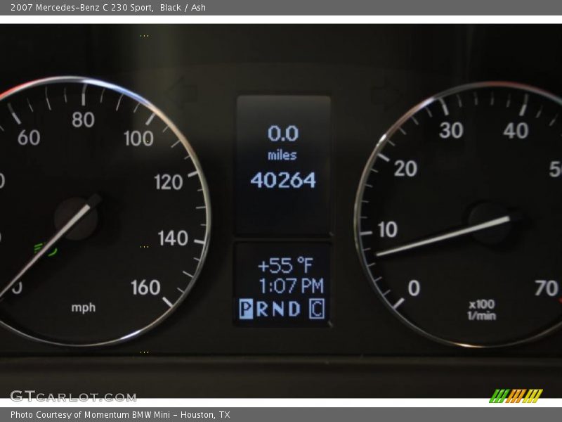 Black / Ash 2007 Mercedes-Benz C 230 Sport