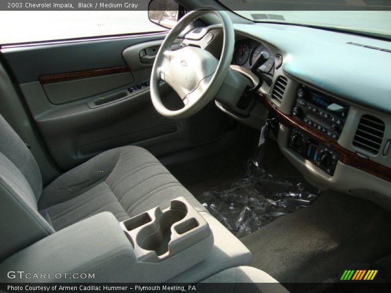 Black / Medium Gray 2003 Chevrolet Impala
