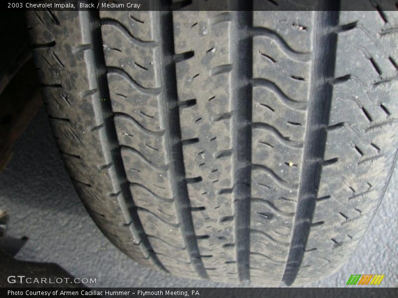Black / Medium Gray 2003 Chevrolet Impala