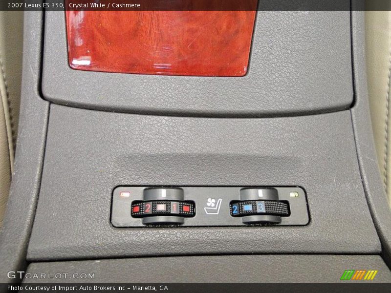 Crystal White / Cashmere 2007 Lexus ES 350