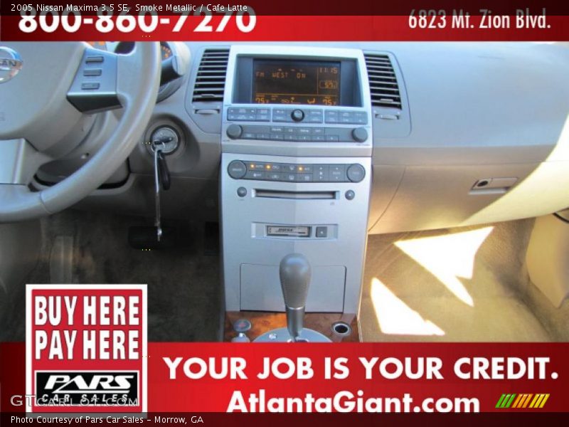 Smoke Metallic / Cafe Latte 2005 Nissan Maxima 3.5 SE