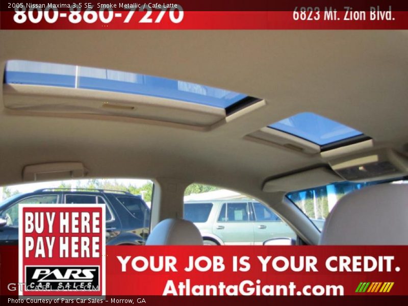 Smoke Metallic / Cafe Latte 2005 Nissan Maxima 3.5 SE