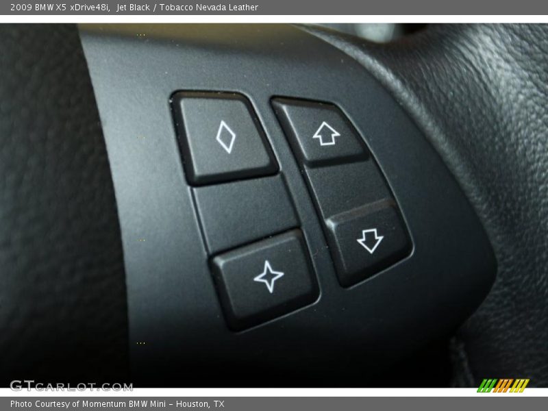 Jet Black / Tobacco Nevada Leather 2009 BMW X5 xDrive48i