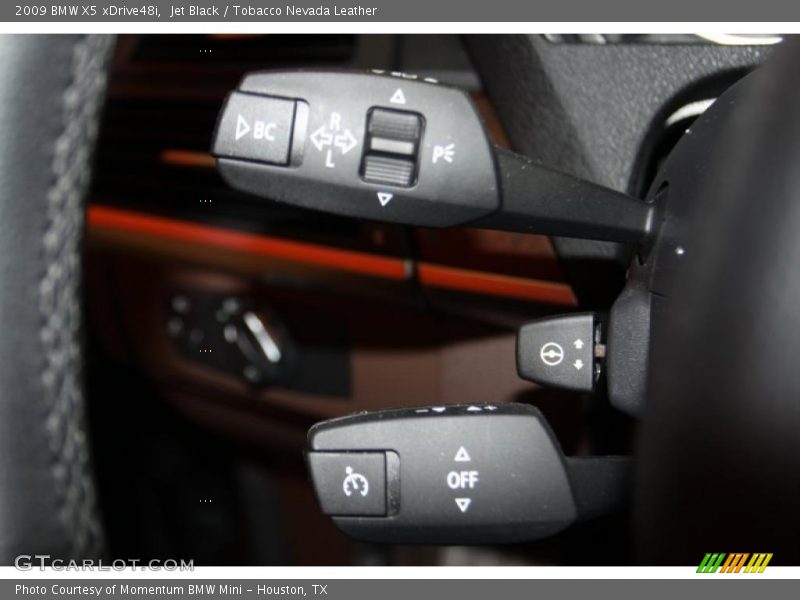 Jet Black / Tobacco Nevada Leather 2009 BMW X5 xDrive48i