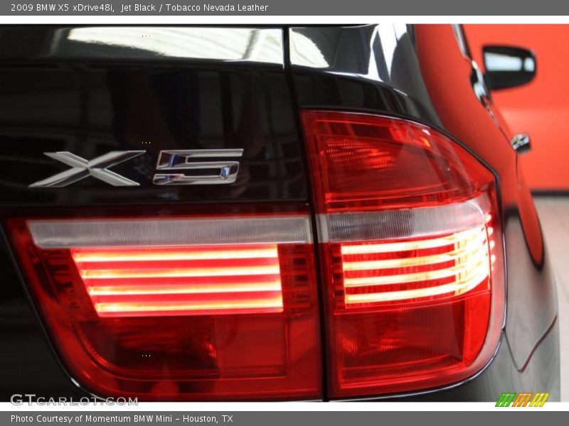Jet Black / Tobacco Nevada Leather 2009 BMW X5 xDrive48i