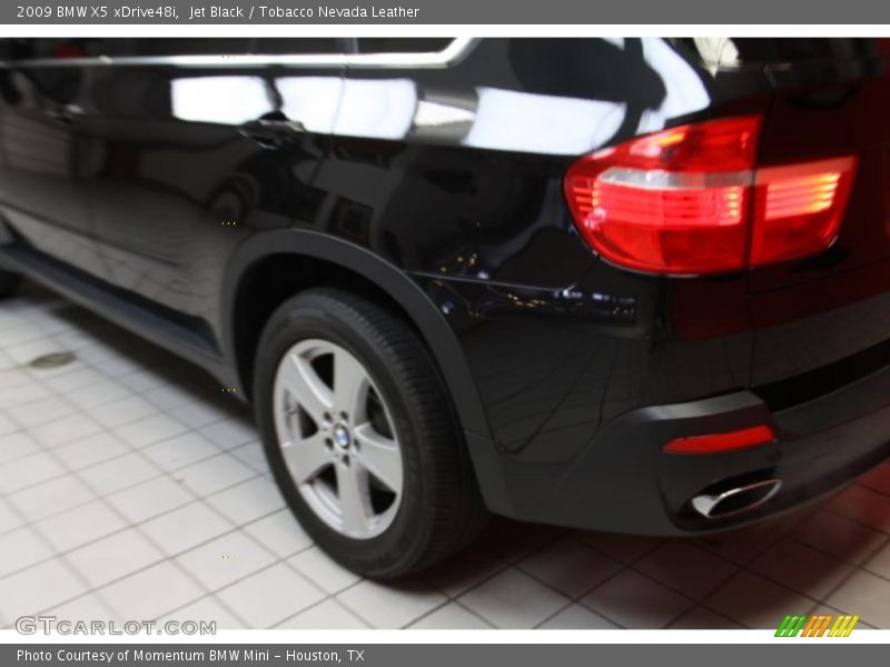 Jet Black / Tobacco Nevada Leather 2009 BMW X5 xDrive48i