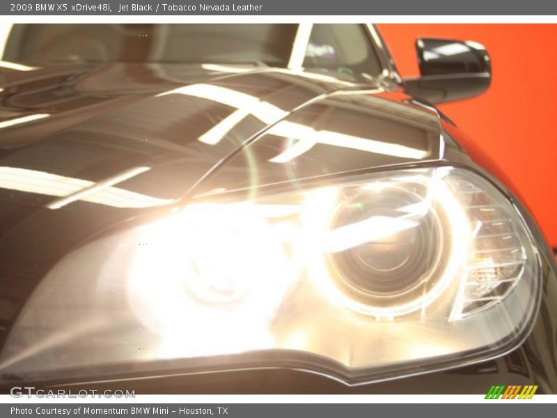 Jet Black / Tobacco Nevada Leather 2009 BMW X5 xDrive48i