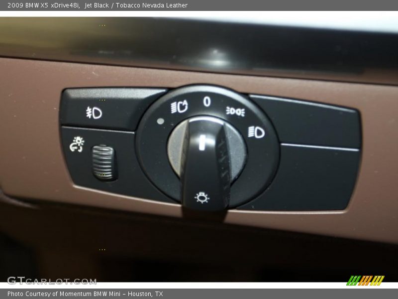 Jet Black / Tobacco Nevada Leather 2009 BMW X5 xDrive48i