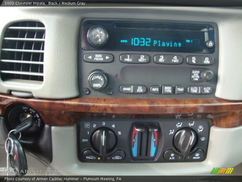 Black / Medium Gray 2003 Chevrolet Impala