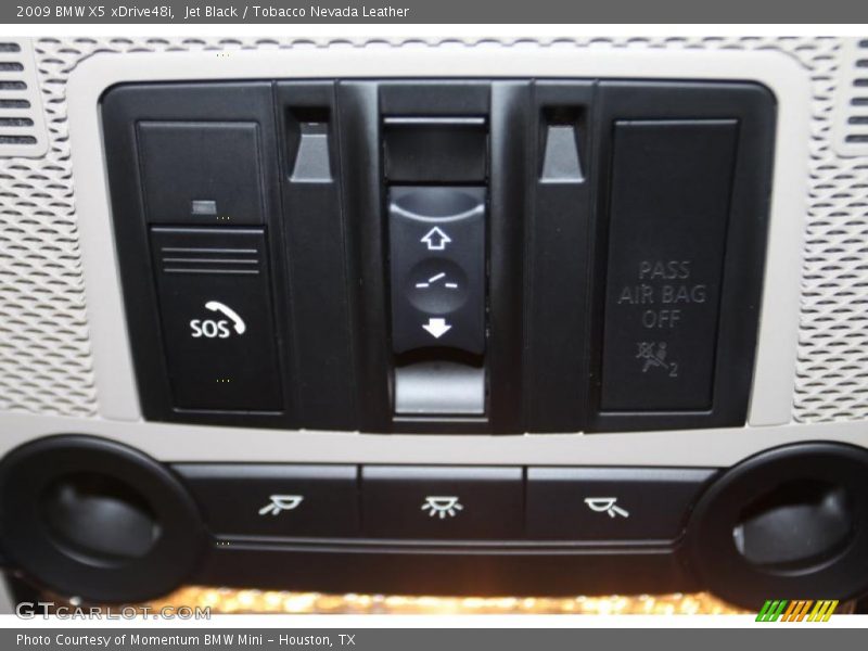 Jet Black / Tobacco Nevada Leather 2009 BMW X5 xDrive48i