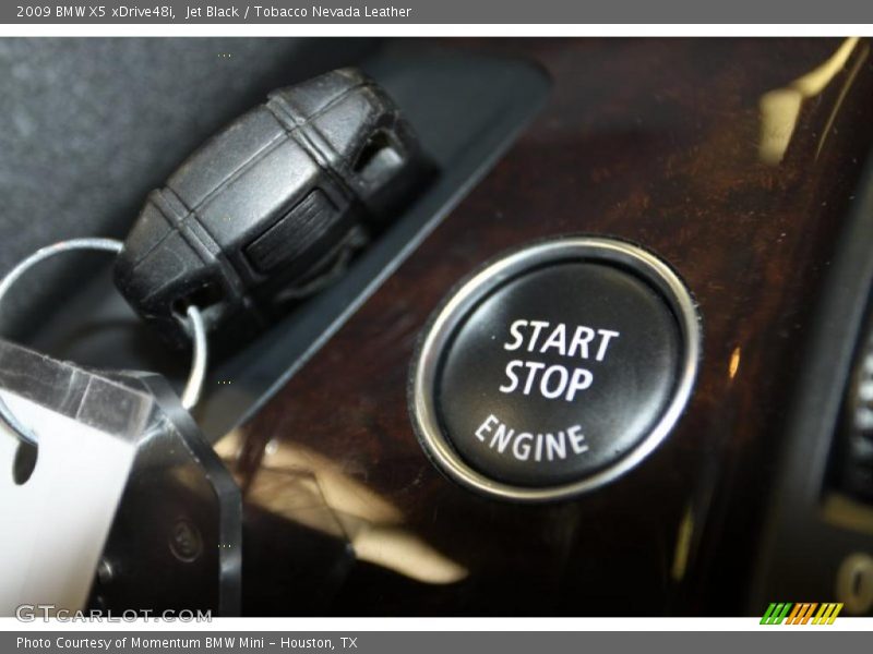 Jet Black / Tobacco Nevada Leather 2009 BMW X5 xDrive48i