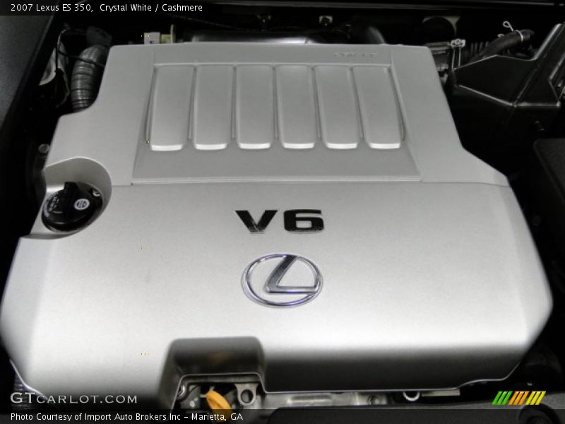 Crystal White / Cashmere 2007 Lexus ES 350