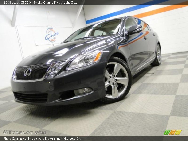 Smoky Granite Mica / Light Gray 2008 Lexus GS 350