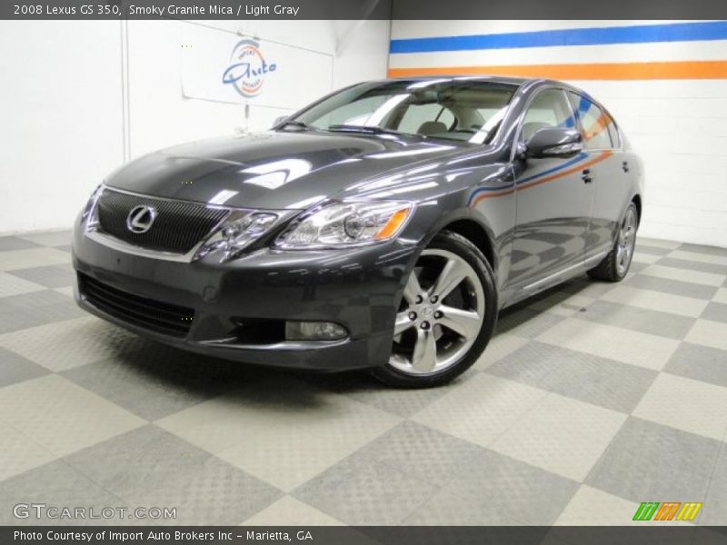 Smoky Granite Mica / Light Gray 2008 Lexus GS 350