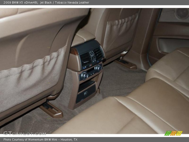 Jet Black / Tobacco Nevada Leather 2009 BMW X5 xDrive48i