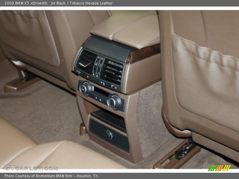 Jet Black / Tobacco Nevada Leather 2009 BMW X5 xDrive48i