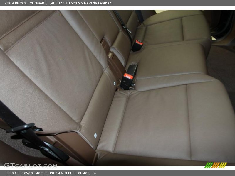 Jet Black / Tobacco Nevada Leather 2009 BMW X5 xDrive48i
