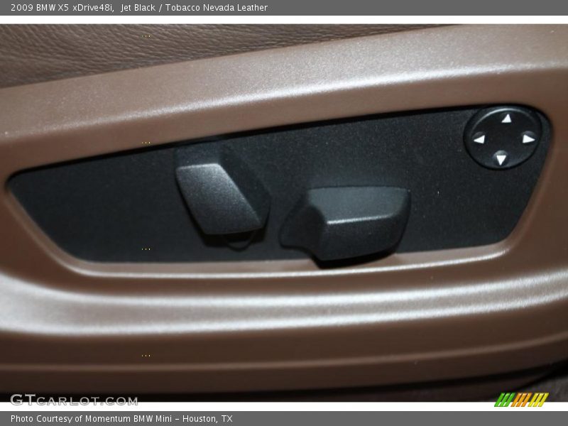 Jet Black / Tobacco Nevada Leather 2009 BMW X5 xDrive48i