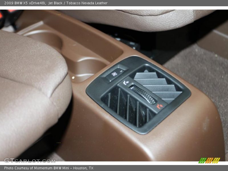 Jet Black / Tobacco Nevada Leather 2009 BMW X5 xDrive48i