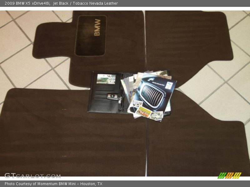 Jet Black / Tobacco Nevada Leather 2009 BMW X5 xDrive48i