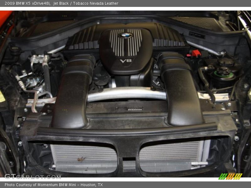 Jet Black / Tobacco Nevada Leather 2009 BMW X5 xDrive48i