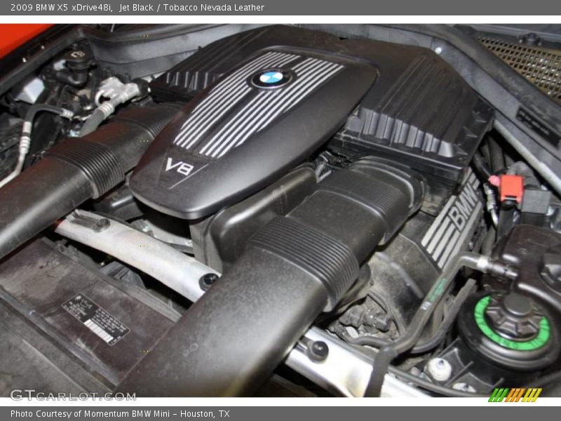 Jet Black / Tobacco Nevada Leather 2009 BMW X5 xDrive48i