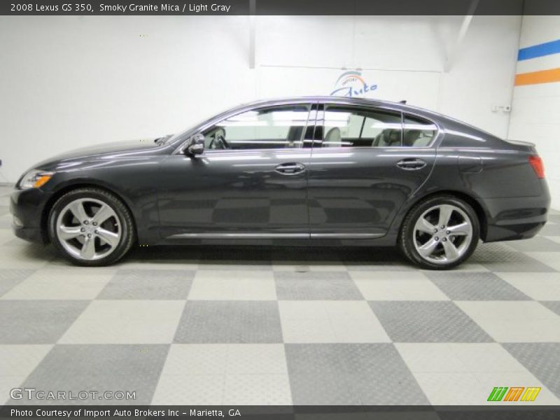 Smoky Granite Mica / Light Gray 2008 Lexus GS 350
